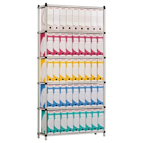 Rayonnage sp&eacute;cial bo&icirc;tes archives - El&eacute;ment de d&eacute;part 6 niveaux photo du produit