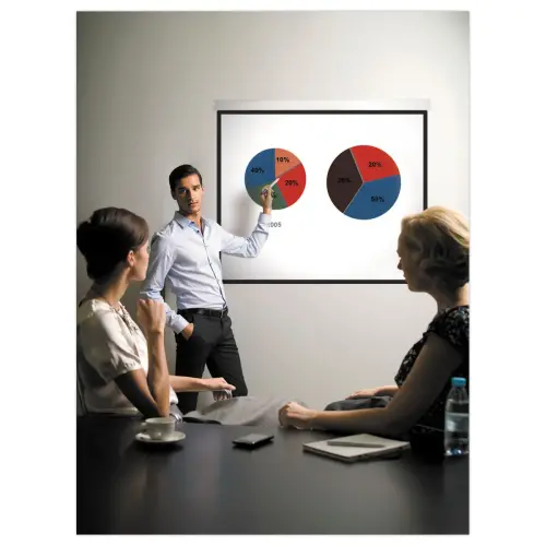 Écran de projection sur trépied - BI-OFFICE - 150 x 150 cm photo du produit