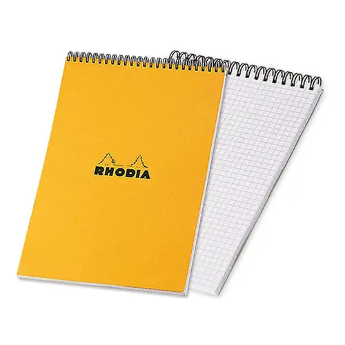 Bloc-notes spiral&eacute; A4 - 5x5 - 80g - RHODIA photo du produit