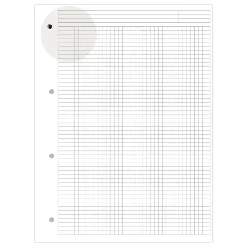 Bloc-notes A4 Oxford International - 5x5 photo du produit