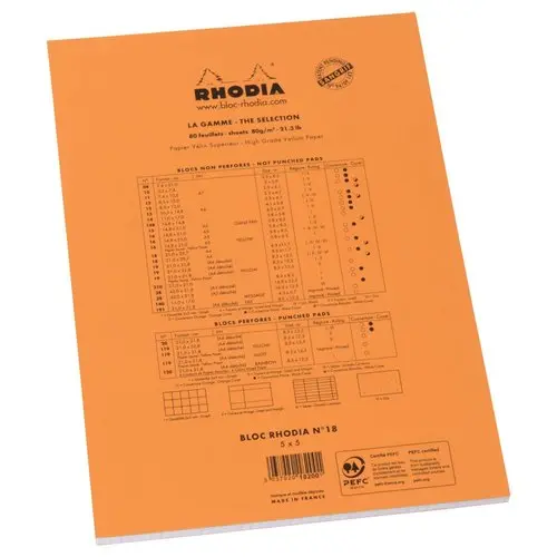 Bloc-notes A4 80 feuilles - Rhodia photo du produit
