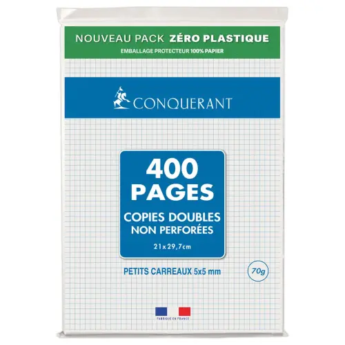 100 Copies doubles A4 - 70 g - Conquerant photo du produit
