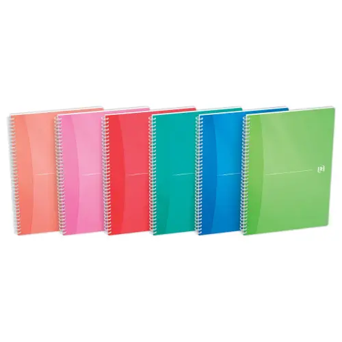 Cahier A4 Collection "Colours" - 5x5 - 90g - Oxford photo du produit