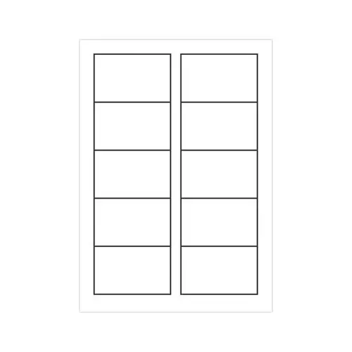 Boîte de 250 cartes de visite personnalisables pour impression laser - 86x54mm - 220g - AVERY photo du produit