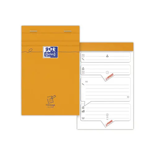 Bloc messages pré imprimés - 11x17 cm - OXFORD photo du produit