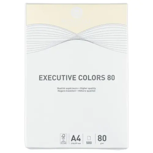 Ramette de papier couleur pastel A4 Executive Colors 80g - Bulle - FIDUCIAL photo du produit