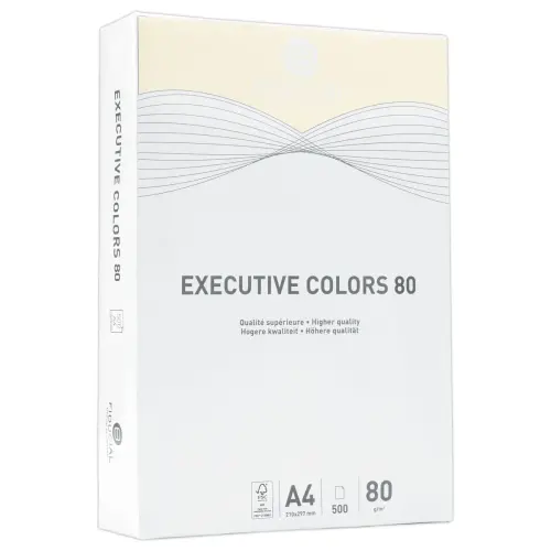 Ramette de papier couleur pastel A4 Executive Colors 80g - Bulle - FIDUCIAL photo du produit
