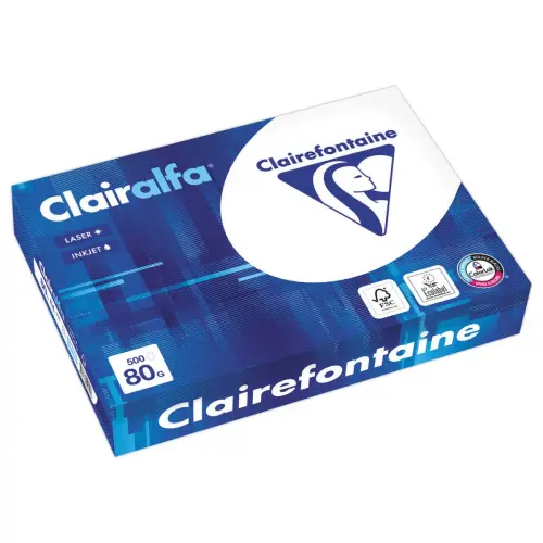 Ramette papier extra-blanc A4 Clairalfa 80g - CLAIRALFA photo du produit