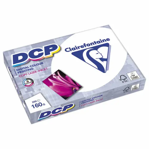 Papier blanc laser DCP - A3 - 160g - Ramette de 250 feuilles - CLAIREFONTAINE photo du produit