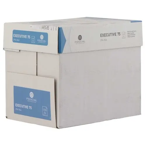 Carton de 2 500 feuilles de papier blanc A4 EXECUTIVE 75 - 75g - Fiducial photo du produit