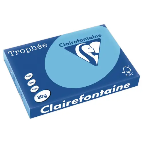 Ramette de papier couleur pastel - A3 - Trophée 80g - lavande - Clairefontaine photo du produit