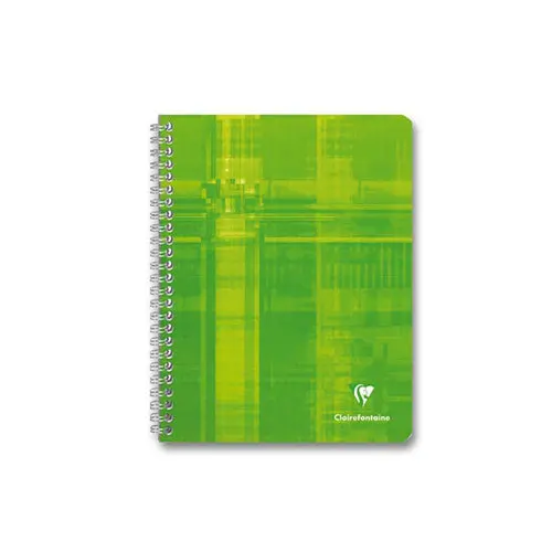 Cahier à spirale en papier vélin 90g - 17 x 22 cm - CLAIREFONTAINE photo du produit