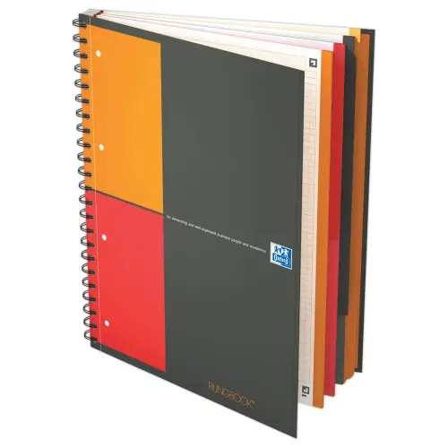 Cahier A4 Filingbook - 5x5 - 80g - Oxford International photo du produit