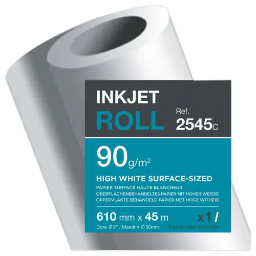 Rouleau de papier pour traceurs - 0,61 x 45 m - 90g - Clairefontaine photo du produit