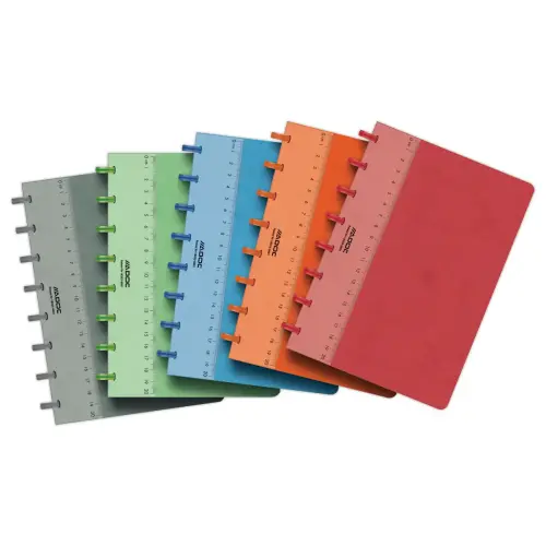 Cahier couverture carte ADOC A5, 5x5, 144 pages photo du produit