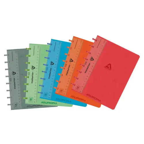 Cahier couverture carte ADOC A5, 5x5, 144 pages photo du produit