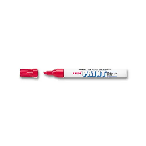 Marqueur permanent PAINT PT PX20 - rouge - UNI BALL photo du produit