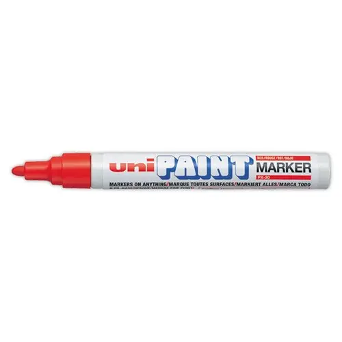 Marqueur permanent PAINT PT PX20 - rouge - UNI BALL photo du produit
