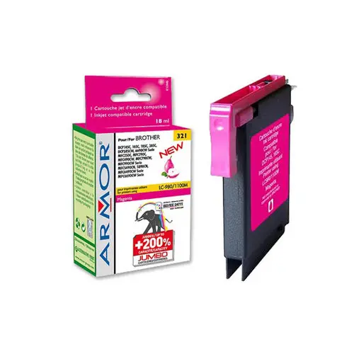 Cartouche éq. Brother LC980 - Magenta - OWA photo du produit