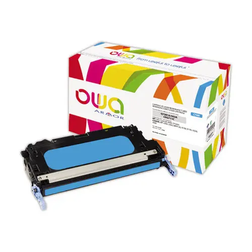 Toner éq. HP Q7581A, CANON 711C - Cyan - OWA photo du produit