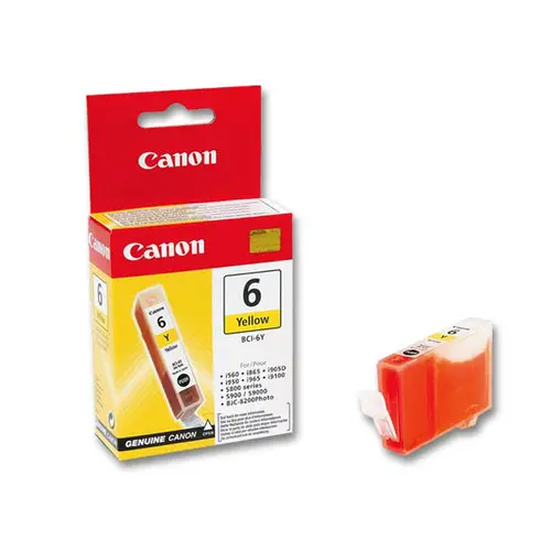 Cartouche CANON BCi 6 couleur jaune photo du produit