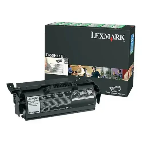 Toner T650H11E haute capacit&eacute; - Noir - Lexmark photo du produit