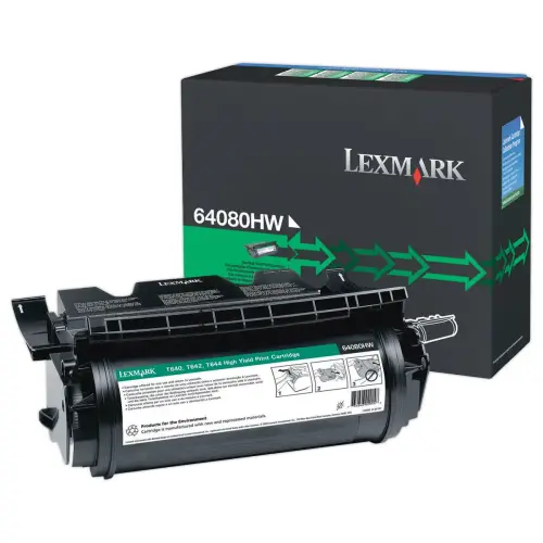 Toner 64080HW - Noir - Lexmark photo du produit
