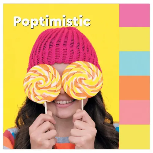 12 Notes Collection Poptimistic, 76 x 76 mm, 100 feuilles photo du produit