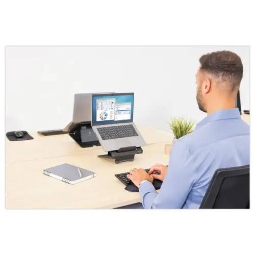 Support PC Portable Breyta - Noir - Fellowes photo du produit