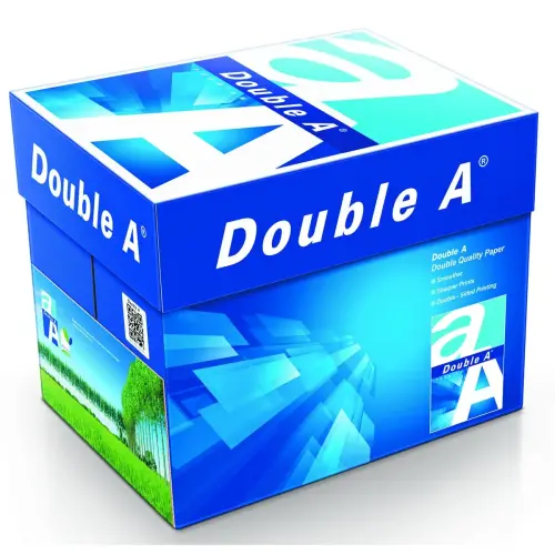 2 cartons de 5 ramettes de 500 feuilles de papier blanc A4 + 1 carton offert - 75g - Double A photo du produit