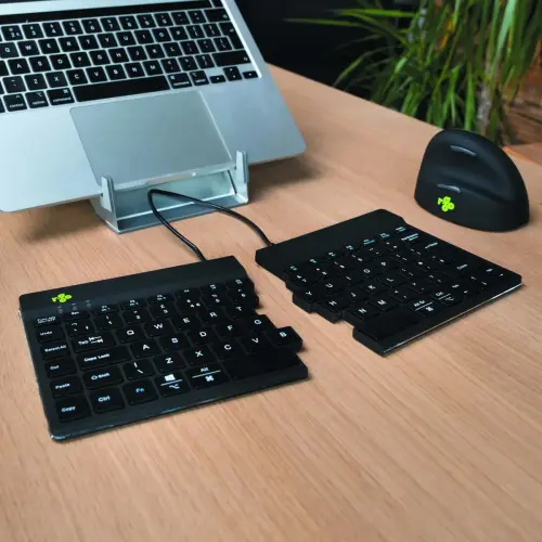 Clavier ergonomique Split Break noir photo du produit