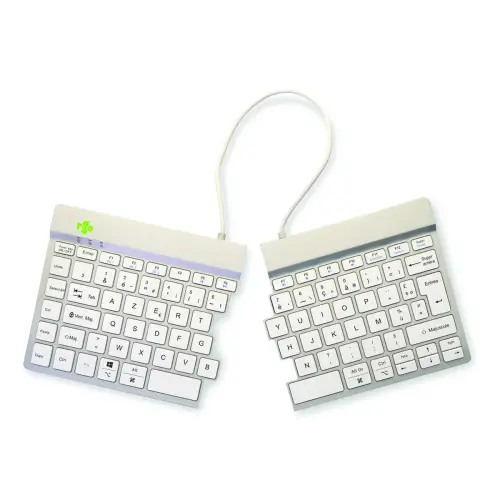 Clavier ergonomique Split Break blanc photo du produit