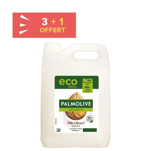 3 Bidon de savon liquide PALMOLIVE parfum amande - 5 litres photo du produit