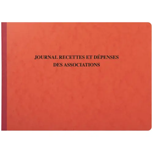 Piq&ucirc;re 27x38cm - Journal des Recettes D&eacute;penses des Associations 80 pages - EXACOMPTA photo du produit