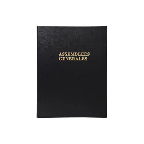 Reliure registre 32x25cm 4 anneaux avec recharge Assemblées Générales (recharge 5419E) - EXACOMPTA photo du produit