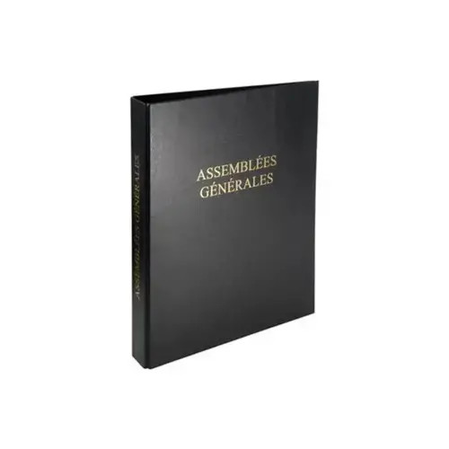 Reliure registre &eacute;conomique 32x26cm 4 anneaux - Assembl&eacute;es g&eacute;n&eacute;rales - EXACOMPTA photo du produit