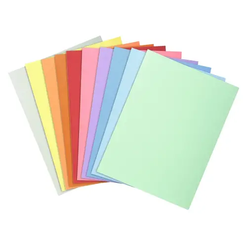 Paquet 100 chemises SUPER 210 - 24x32cm - Couleurs assorties - EXACOMPTA photo du produit