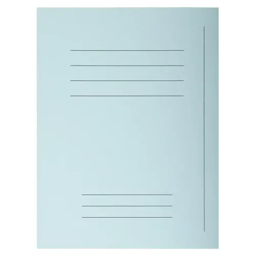 Paquet 50 chemises Forever&reg; 220 100% recycl&eacute; avec impression - 24x32cm - Bleu clair - EXACOMPTA photo du produit