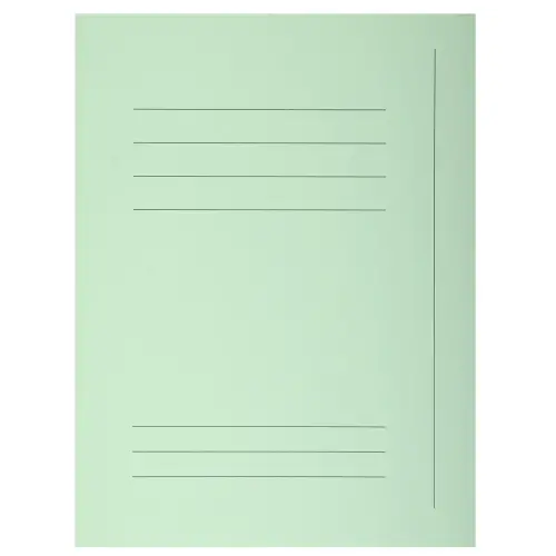 Paquet 50 chemises imprimées 3 rabats SUPER 210 - 24x32cm - Vert clair - EXACOMPTA photo du produit