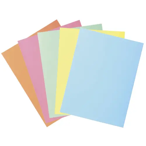 Paquet de 50 chemises 2 rabats SUPER 210 - 24x32cm - Couleurs assorties - EXACOMPTA photo du produit