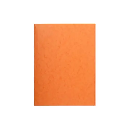 Chemise simple sans élastique avec 3 rabats carte lustrée 400gm² - A4 - Orange - EXACOMPTA photo du produit