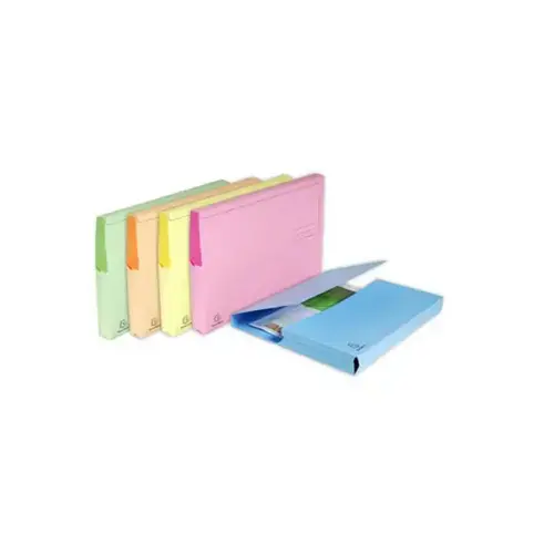 Paquet de 10 chemises poche SUPER 210 - 24,5x32,5cm - Couleurs assorties - EXACOMPTA photo du produit