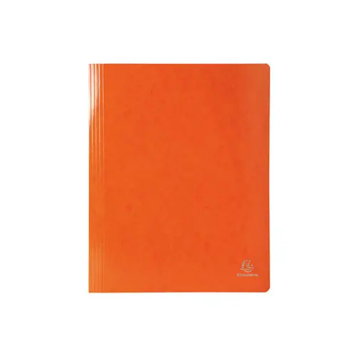 Chemise à lamelle carte lustrée pelliculée 355gm² Iderama - A4 - Orange - EXACOMPTA photo du produit