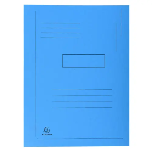 Chemise imprimée à 2 rabats Forever® 290g/m² - 24x32cm - Bleu vif - EXACOMPTA photo du produit