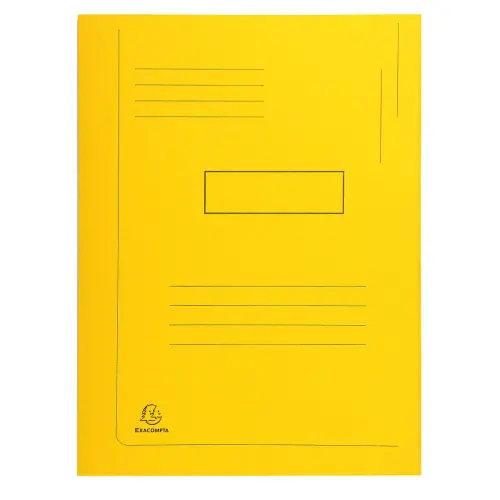 Chemise imprimée à 2 rabats Forever® 290g/m² - 24x32cm - Jaune - EXACOMPTA photo du produit