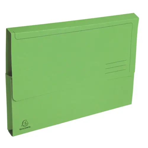 Paquet de 10 chemises poche coloris vifs Forever - 24x32cm - Vert vif - EXACOMPTA photo du produit