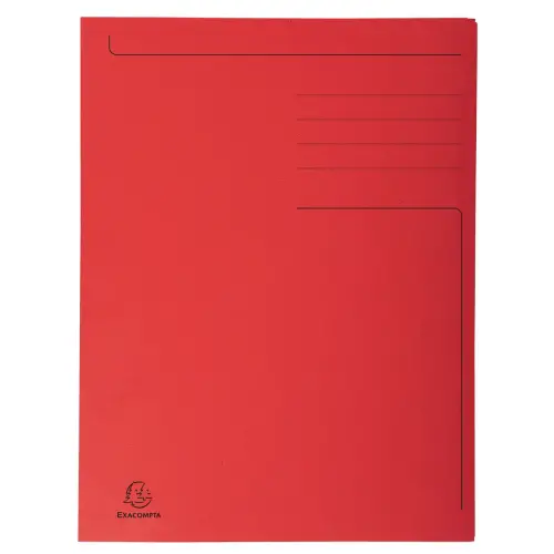 Chemise imprimée 3 rabats Forever® 280gm² - Folio - Rouge - EXACOMPTA photo du produit