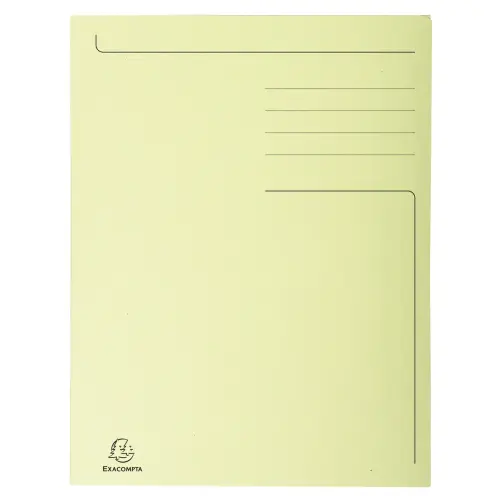Chemise imprimée 3 rabats Forever® 280gm² - Folio - Jaune - EXACOMPTA photo du produit