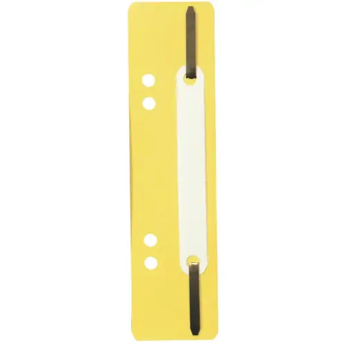 Fixe-dossiers à lamelle polypropylène - Jaune - EXACOMPTA photo du produit