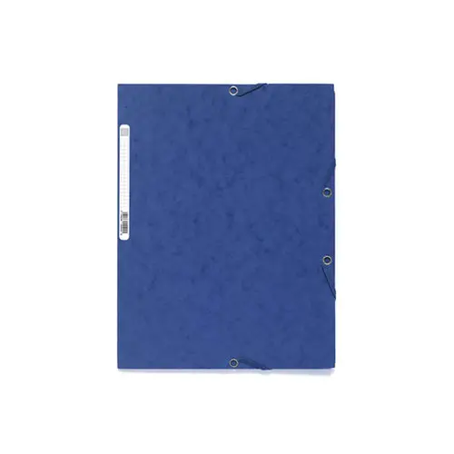 Chemise 3 rabats à élastiques carte lustrée 400g/m2 - A4 - Couleurs assorties - EXACOMPTA photo du produit